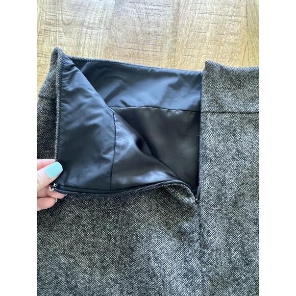 Cabi Women's Gray Wool Blend Tweed Pencil Skirt Lined Career Size 6 - Picture 5 of 10